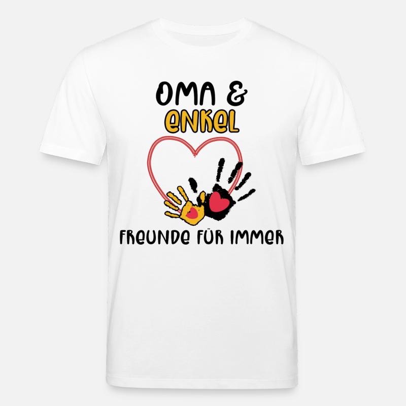Großmutter Enkel Statement Oma - Stanley/Stella Unisex Bio-T-Shirt CREATOR  - Weiß