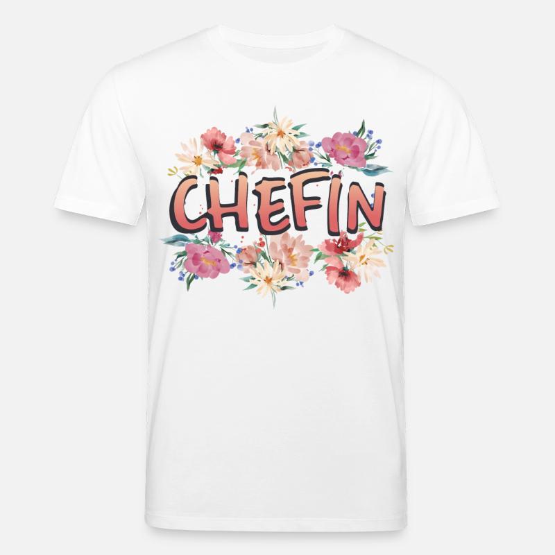 Chefin - Stanley/Stella Unisex Bio-T-Shirt CREATOR  - Weiß