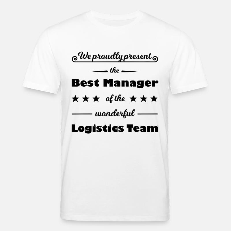 Der beste Logistik Manager - Stanley/Stella Unisex Bio-T-Shirt CREATOR  - Weiß