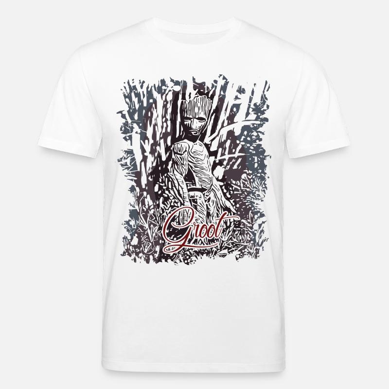 Wurzelmännlein Groot - Stanley/Stella Unisex Bio-T-Shirt CREATOR  - Weiß