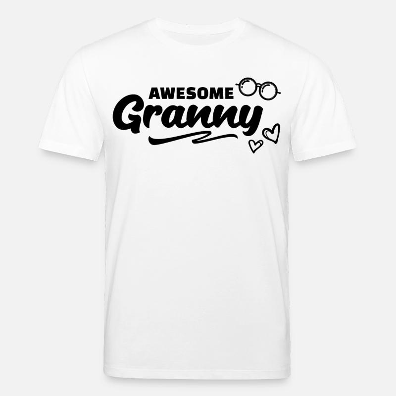 Brille Oma Großmutter Statement Alles Gute - Stanley/Stella Unisex Bio-T-Shirt CREATOR  - Weiß