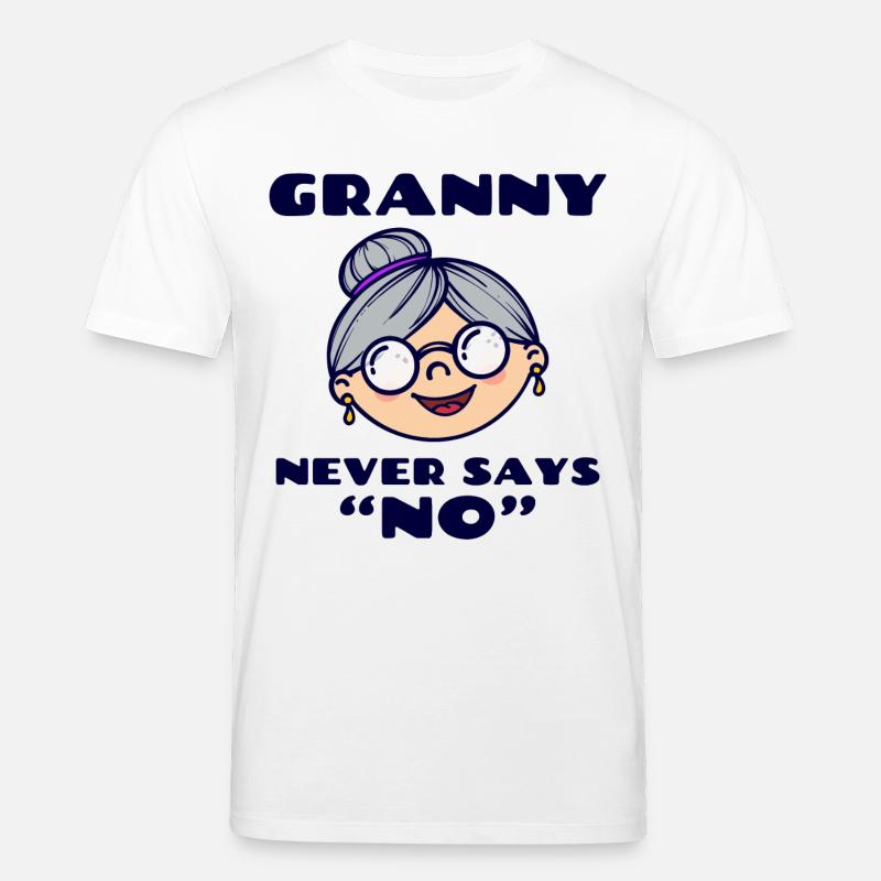 Lieblingsomi Großmutter Oma Statement Brille - Stanley/Stella Unisex Bio-T-Shirt CREATOR  - Weiß