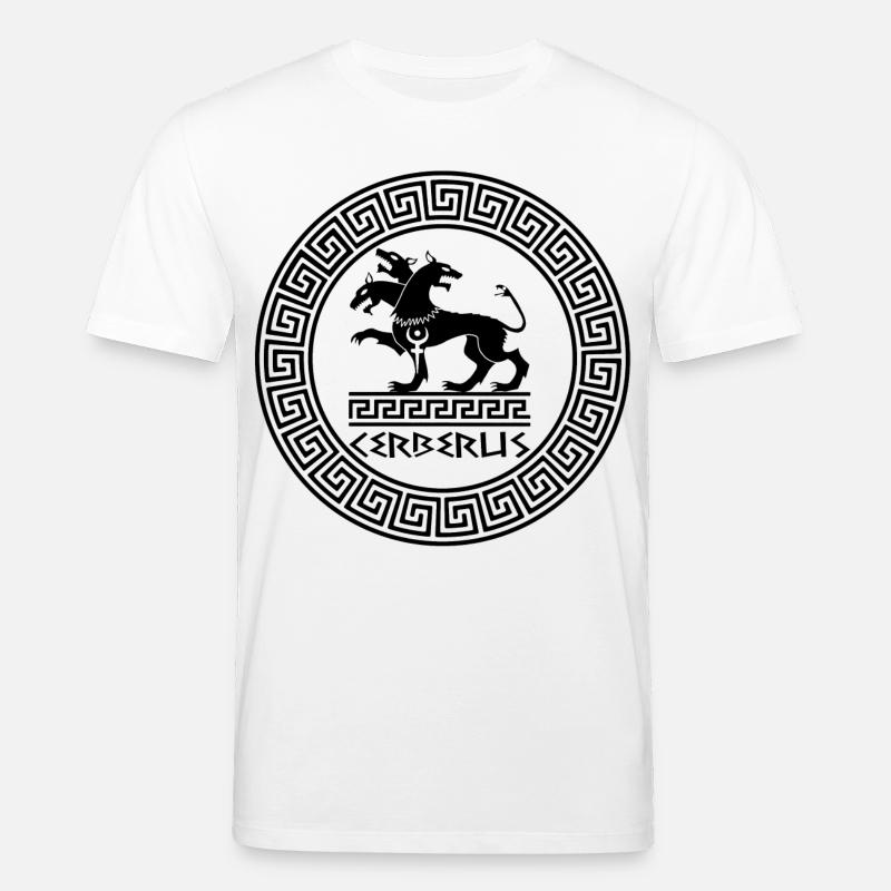 Der Wächter der Unterwelt (schwarz) - Stanley/Stella Unisex Bio-T-Shirt CREATOR - Weiß