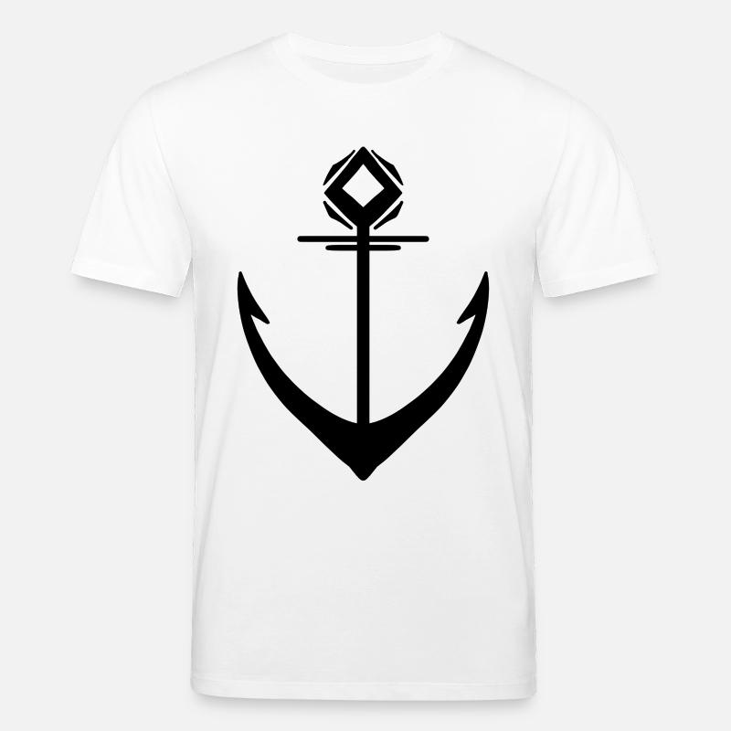 Anker Schwarz - Stanley/Stella Unisex Bio-T-Shirt CREATOR  - Weiß