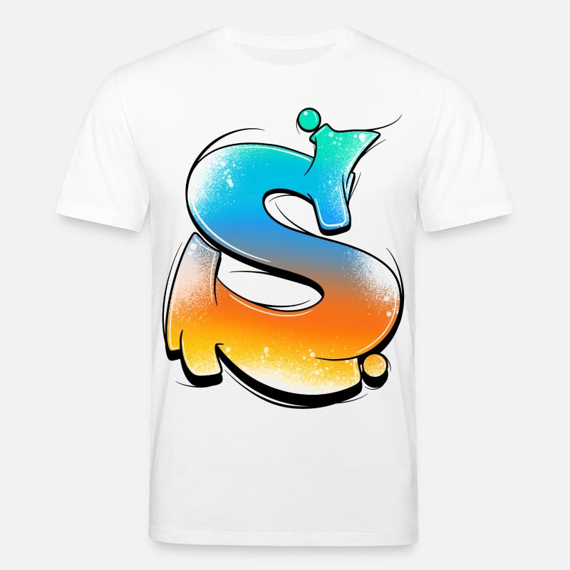 S-Gradiente di Spruzzi al Neon - Maglietta ecologica unisex CREATOR di Stanley/Stella - bianco
