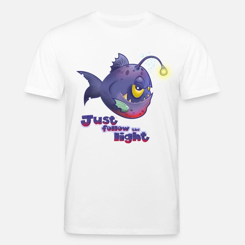 Folgen Sie einfach dem Licht - Stanley/Stella Unisex Bio-T-Shirt CREATOR  - Weiß