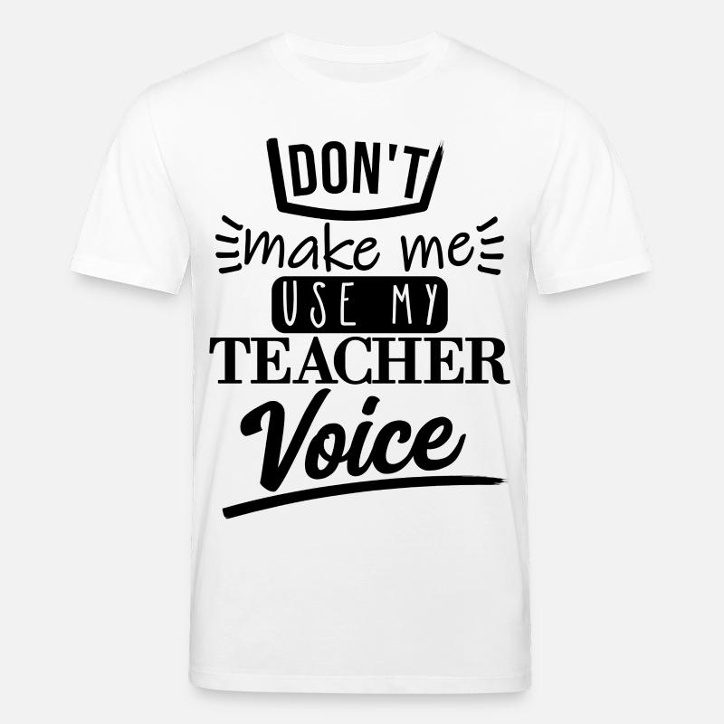 Ne me faites pas l’utiliser (noir) - T-shirt bio CREATOR Stanley/Stella Unisexe - blanc