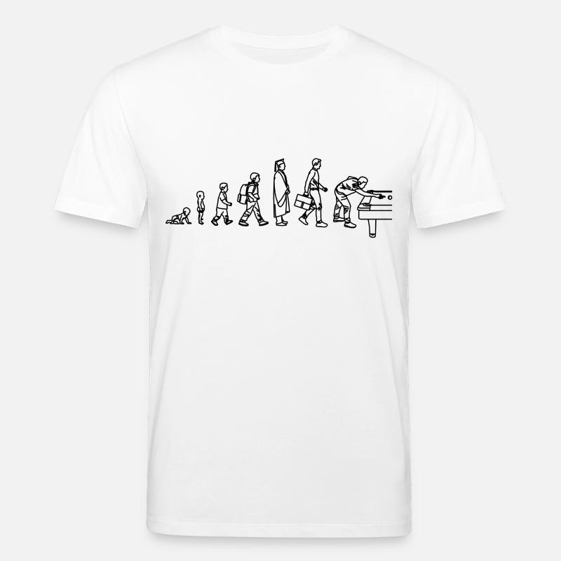 Billard Evolution - Stanley/Stella Unisex Bio-T-Shirt CREATOR  - Weiß