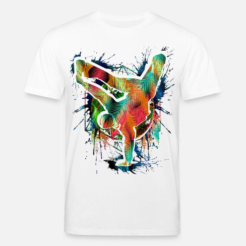 Breakdance - Breakdancer - Breakdancing - BBoy - Stanley/Stella Unisex Bio-T-Shirt CREATOR  - Weiß