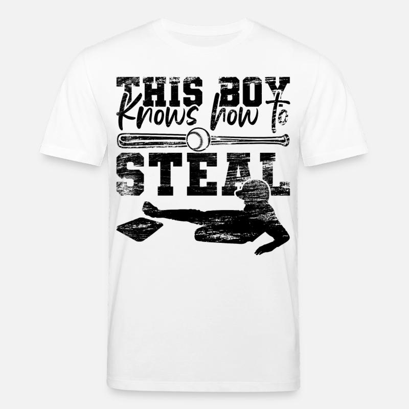 Baseball Junge - Stanley/Stella Unisex Bio-T-Shirt CREATOR  - Weiß