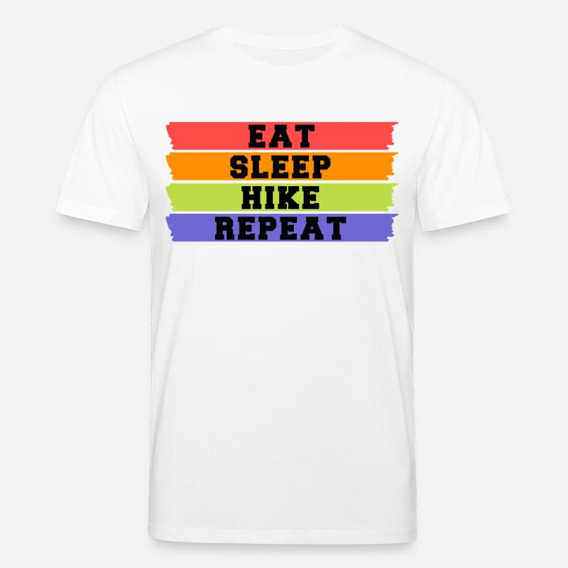 Wanderung Statement Wanderer Bergwandern Klettern - Stanley/Stella Unisex Bio-T-Shirt CREATOR - Weiß