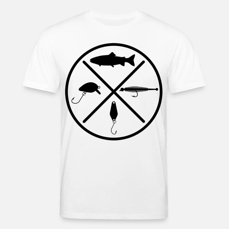 Forelle Kunstköder - Stanley/Stella Unisex Bio-T-Shirt CREATOR  - Weiß