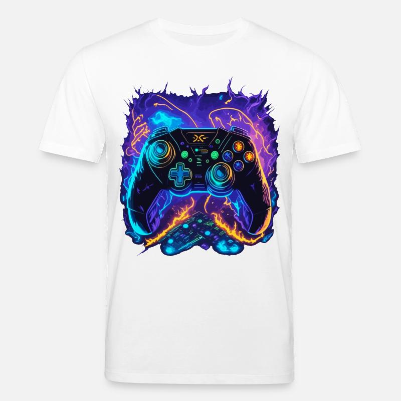 Powerful Gaming Controller Art - Stanley/Stella Unisex Bio-T-Shirt CREATOR  - Weiß