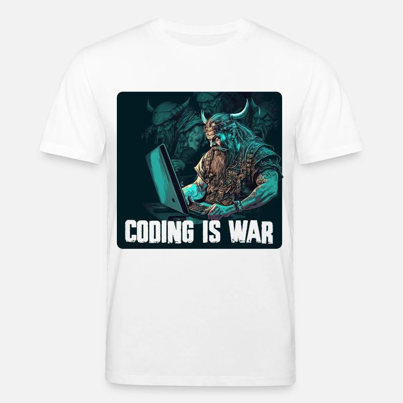 Programmation Vikings - T-shirt bio CREATOR Stanley/Stella Unisexe - blanc