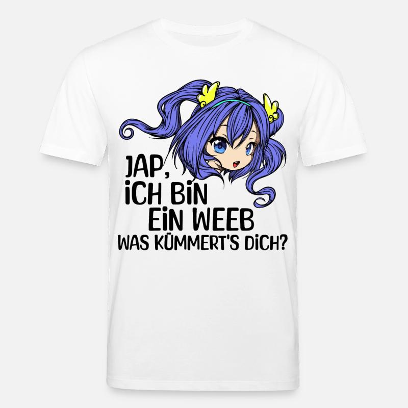 Comic Mädchen Anime Mangastyle Manga Statement - Stanley/Stella Unisex Bio-T-Shirt CREATOR  - Weiß