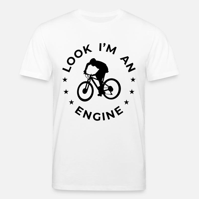 Look I'm An Engine - Stanley/Stella Unisex Bio-T-Shirt CREATOR  - Weiß