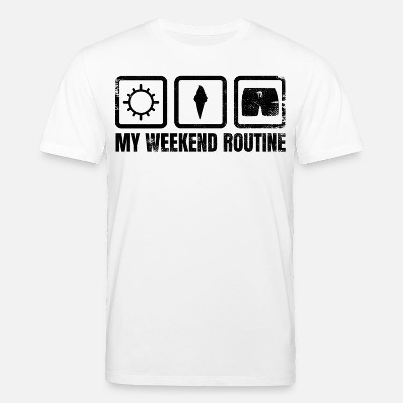 Eiscreme Wochenende - Stanley/Stella Unisex Bio-T-Shirt CREATOR  - Weiß