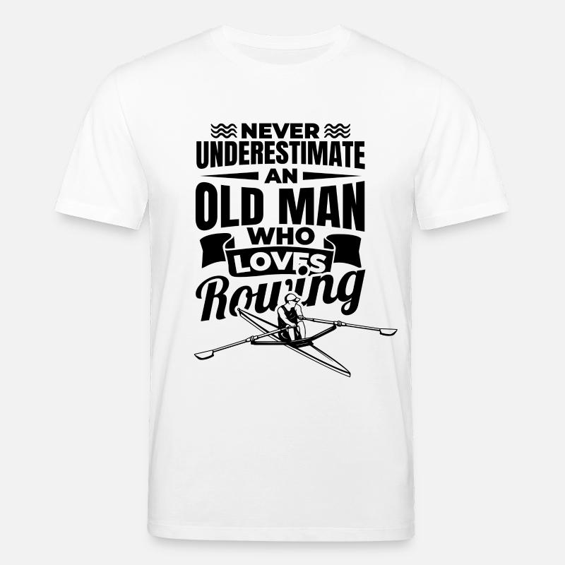 Ruderer Opa - Stanley/Stella Unisex Bio-T-Shirt CREATOR  - Weiß