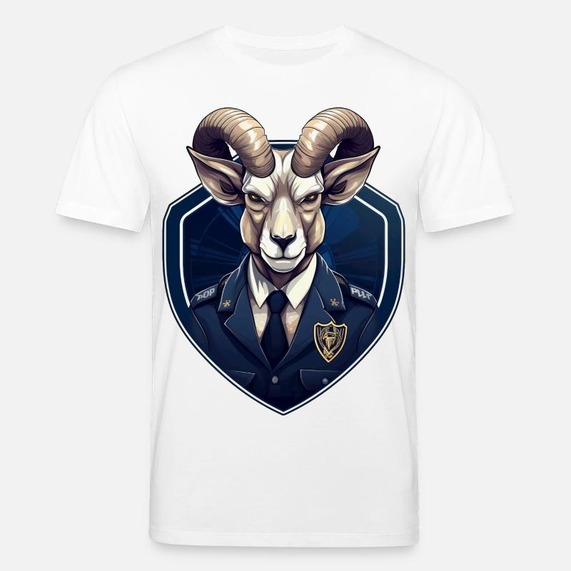 Polizei Steinbock - Stanley/Stella Unisex Bio-T-Shirt CREATOR  - Weiß