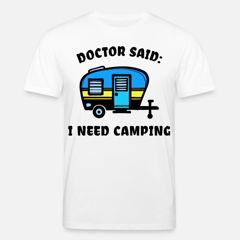 Camper Camping Wohnmobil Statement Wanderer - Stanley/Stella Unisex Bio-T-Shirt CREATOR  - Weiß