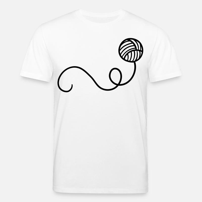 Boule de laine de dessin animé - T-shirt bio CREATOR Stanley/Stella Unisexe - blanc