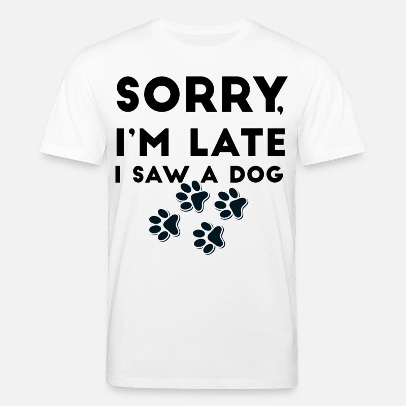 Pawprint Quartet Outline - Stanley/Stella CREATOR Unisex Organic T-Shirt - white