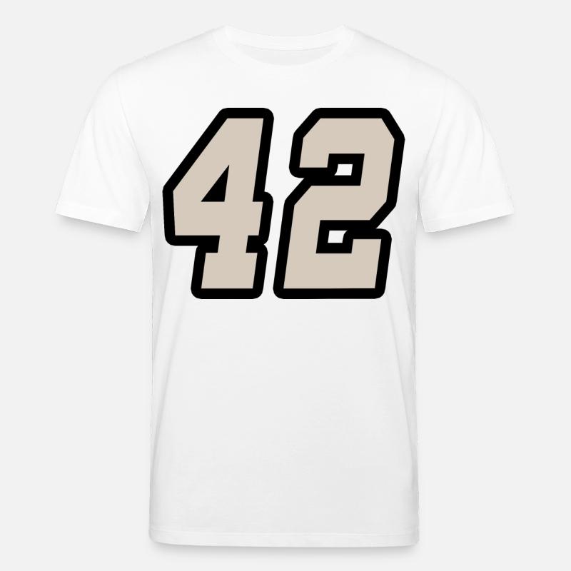 Nummer zweiundvierzig 42 - Stanley/Stella Unisex Bio-T-Shirt CREATOR  - Weiß