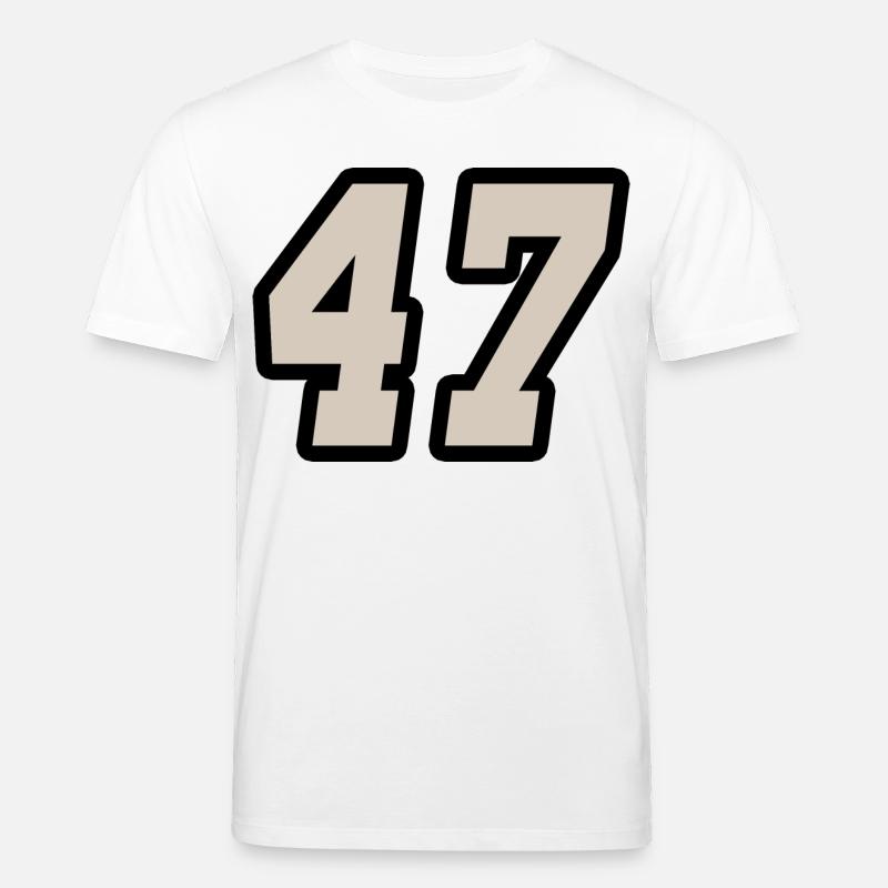 Nummer siebenundvierzig 47 - Stanley/Stella Unisex Bio-T-Shirt CREATOR  - Weiß