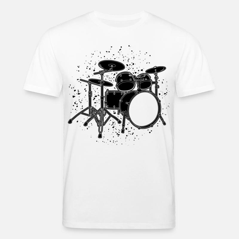 Percussion - T-shirt bio CREATOR Stanley/Stella Unisexe - blanc
