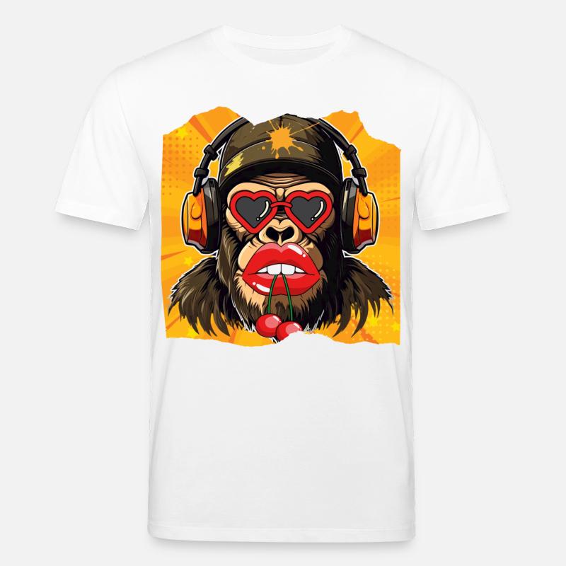 Affe & Kirsche - Stanley/Stella Unisex Bio-T-Shirt CREATOR  - Weiß