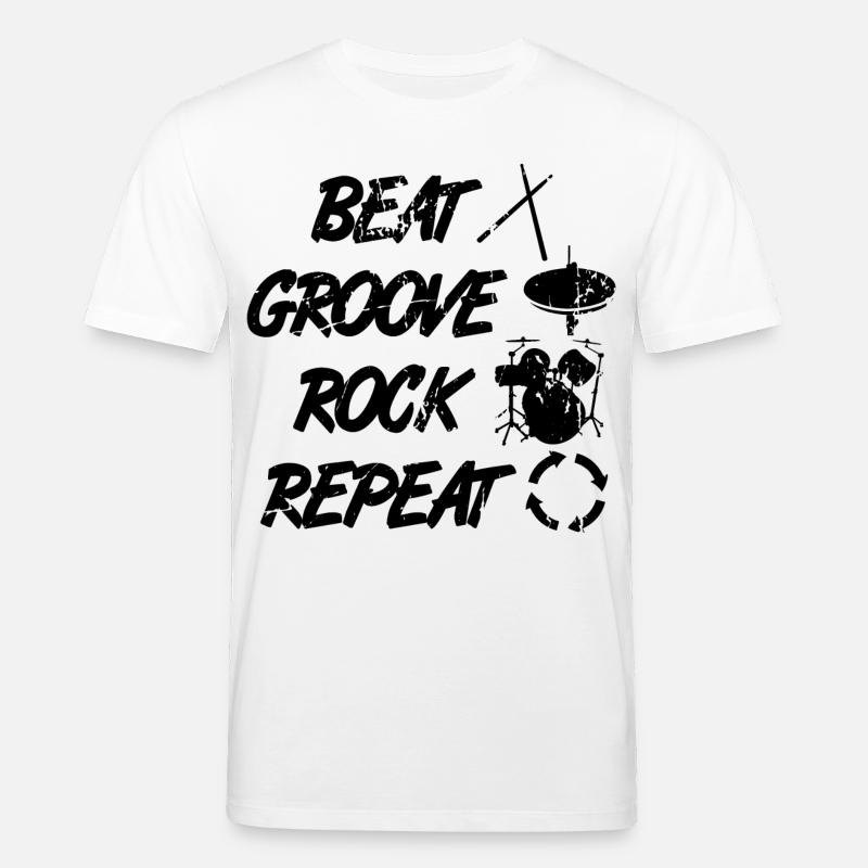 Percussion Techniques - Stanley/Stella CREATOR Unisex Organic T-Shirt - white
