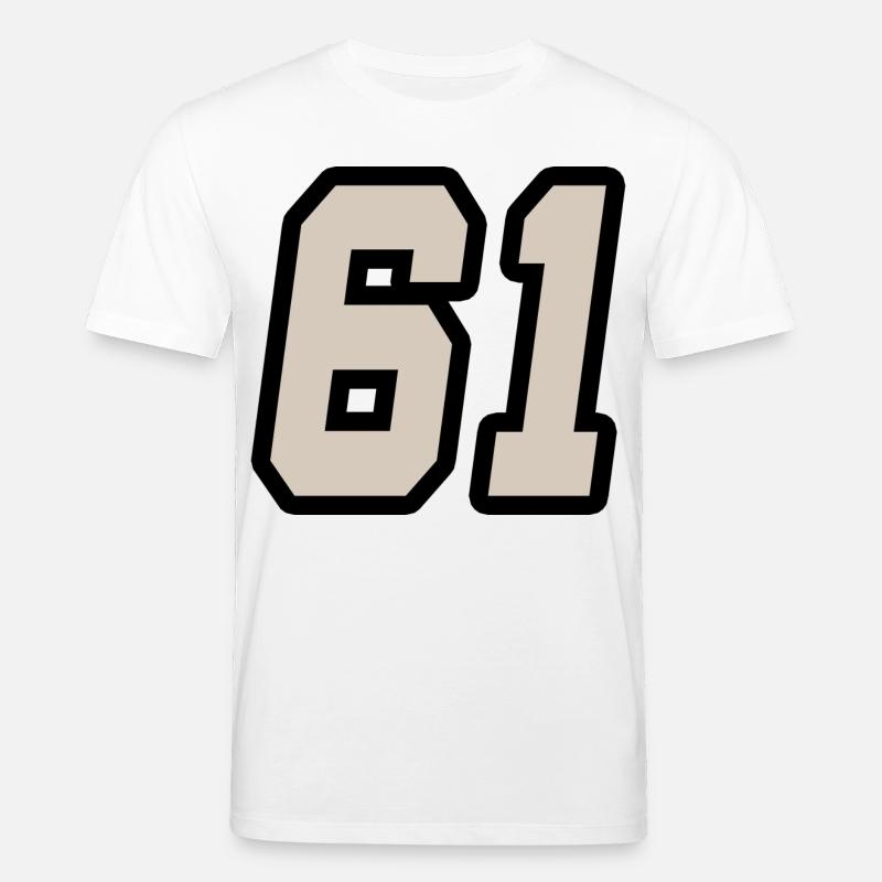 Nummer einundsechzig 61 - Stanley/Stella Unisex Bio-T-Shirt CREATOR  - Weiß