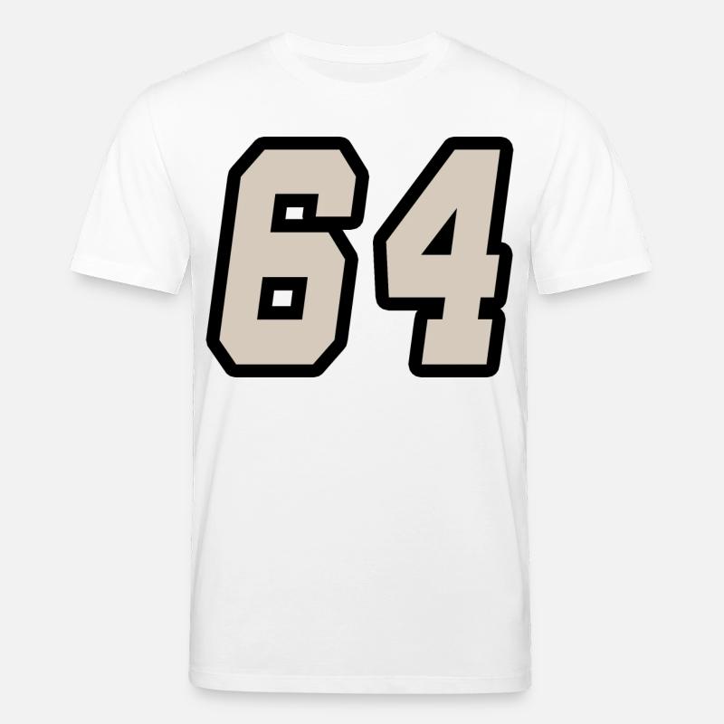 Nummer vierundsechzig 64 - Stanley/Stella Unisex Bio-T-Shirt CREATOR  - Weiß