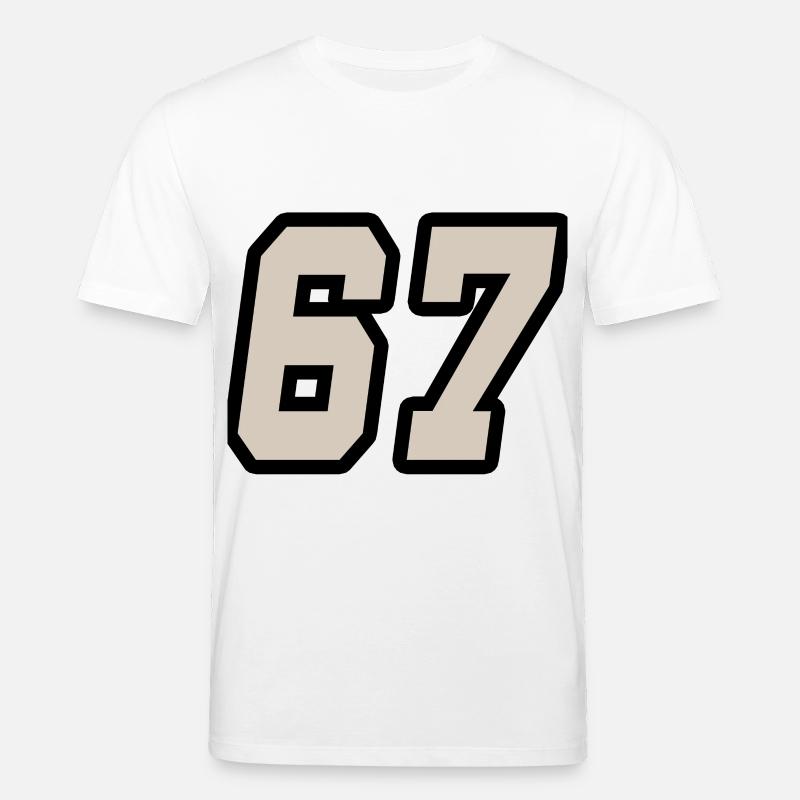 Nummer siebenundsechzig 67 - Stanley/Stella Unisex Bio-T-Shirt CREATOR  - Weiß