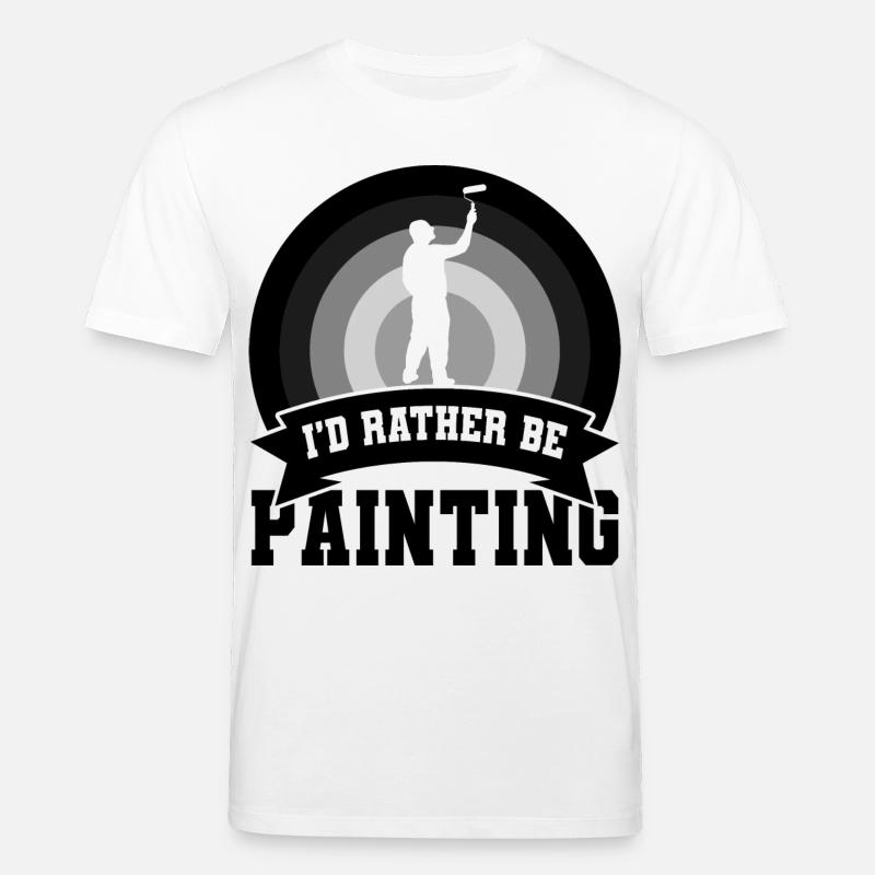 Witziges Maler Zitat - Stanley/Stella Unisex Bio-T-Shirt CREATOR  - Weiß