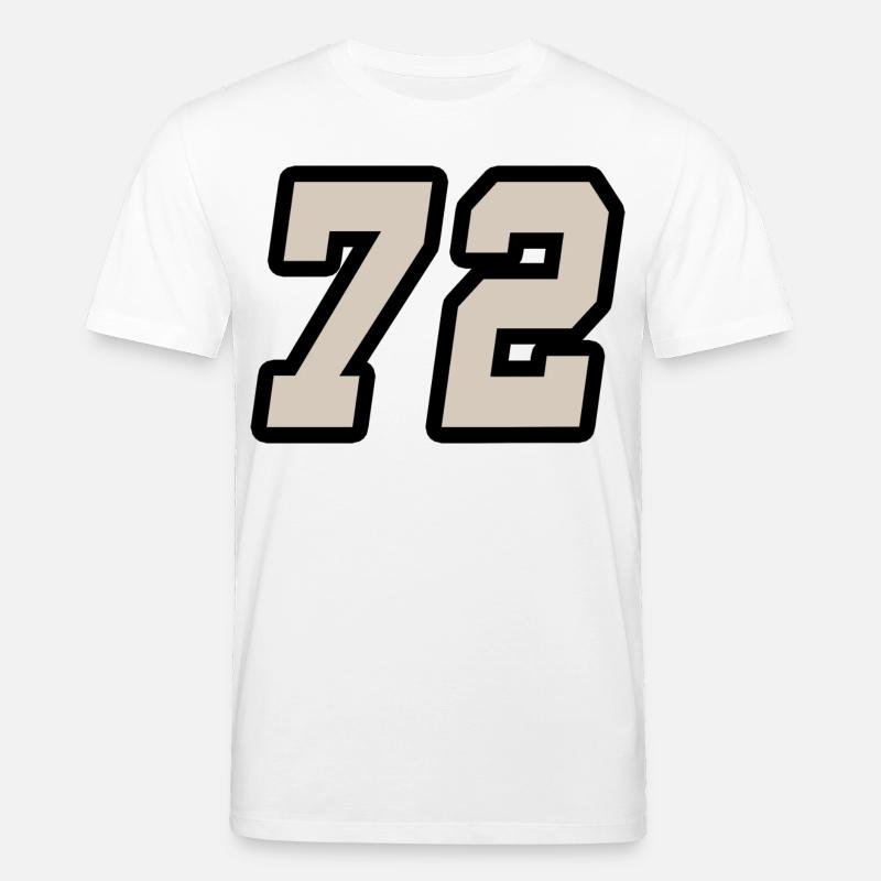 Nummer zweiundsiebzig 72 - Stanley/Stella Unisex Bio-T-Shirt CREATOR  - Weiß
