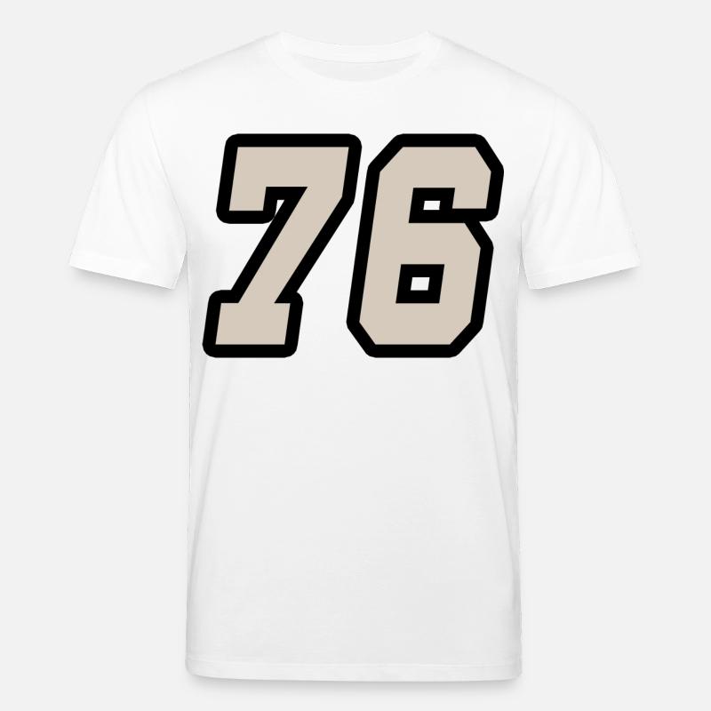 Nummer sechsundsiebzig 76 - Stanley/Stella Unisex Bio-T-Shirt CREATOR  - Weiß