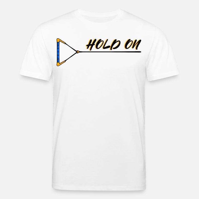 Wakesurfen Wakeboard Statement Surfing Kitesurfer - Stanley/Stella Unisex Bio-T-Shirt CREATOR  - Weiß