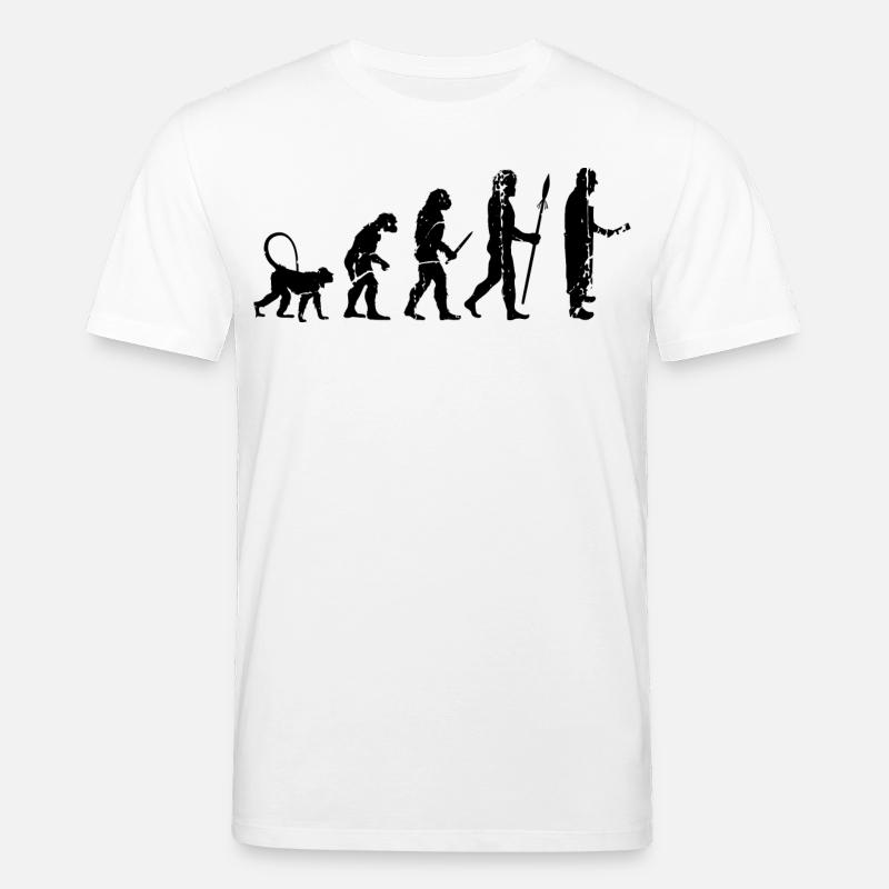 Fleischer Evolution - Stanley/Stella CREATOR Unisex Organic T-Shirt - white