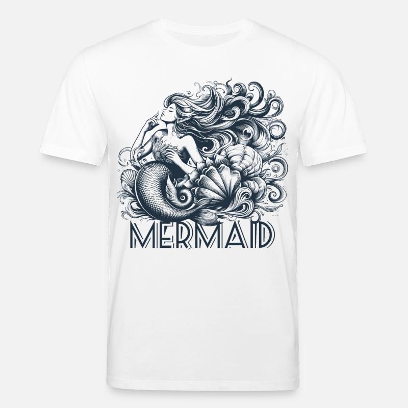 Cadeau de sirène - T-shirt bio CREATOR Stanley/Stella Unisexe - blanc