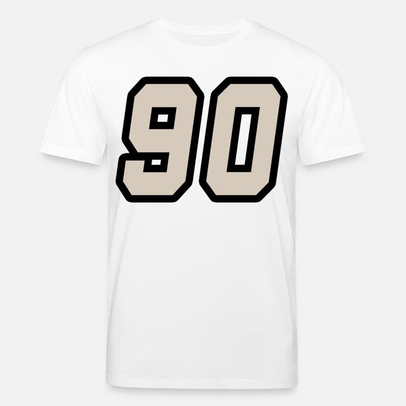 Nummer neunzig 90 - Stanley/Stella Unisex Bio-T-Shirt CREATOR  - Weiß