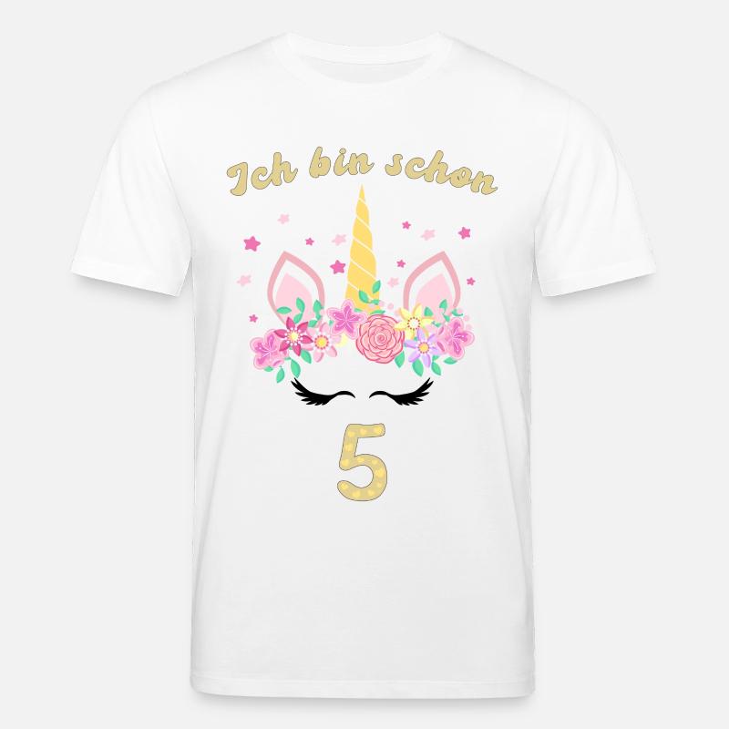 ich bin schon 5 - Stanley/Stella Unisex Bio-T-Shirt CREATOR - Weiß