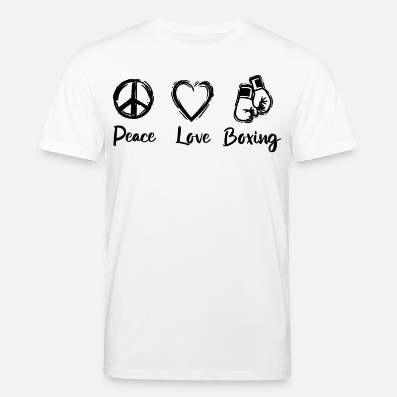 Boxer Liebe - Stanley/Stella Unisex Bio-T-Shirt CREATOR  - Weiß
