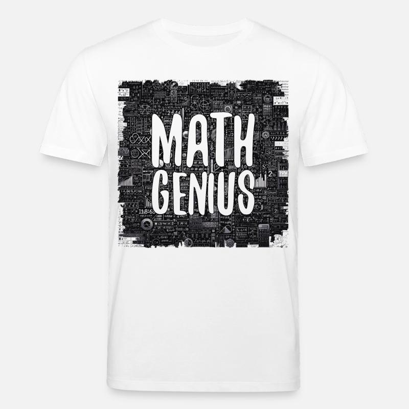 Math Genius Math Genius Math cadeau - T-shirt bio CREATOR Stanley/Stella Unisexe - blanc