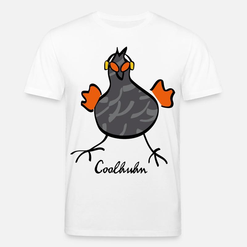 02 Poulet Cool 34 - T-shirt bio CREATOR Stanley/Stella Unisexe - blanc