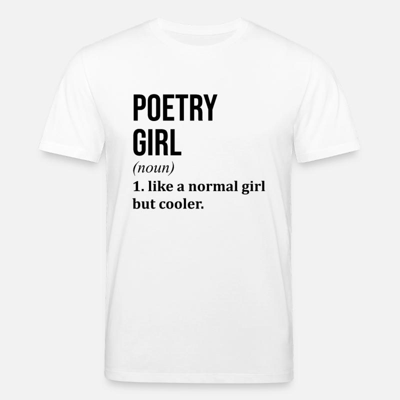 Poetry - Stanley/Stella CREATOR Unisex Organic T-Shirt - white