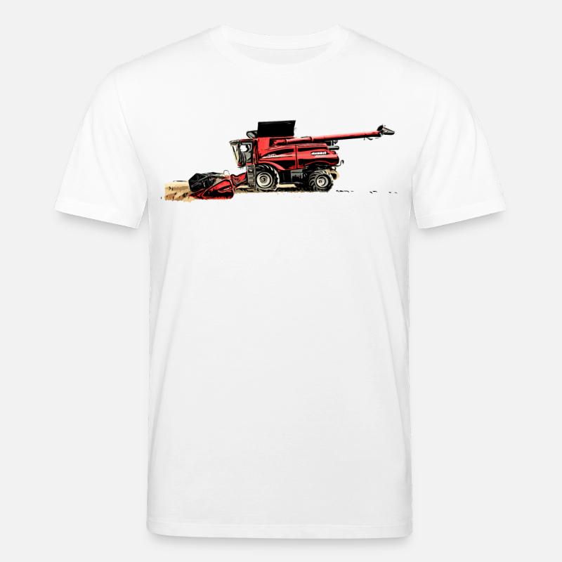 Erntemaschine Case M Traktor - Stanley/Stella Unisex Bio-T-Shirt CREATOR  - Weiß