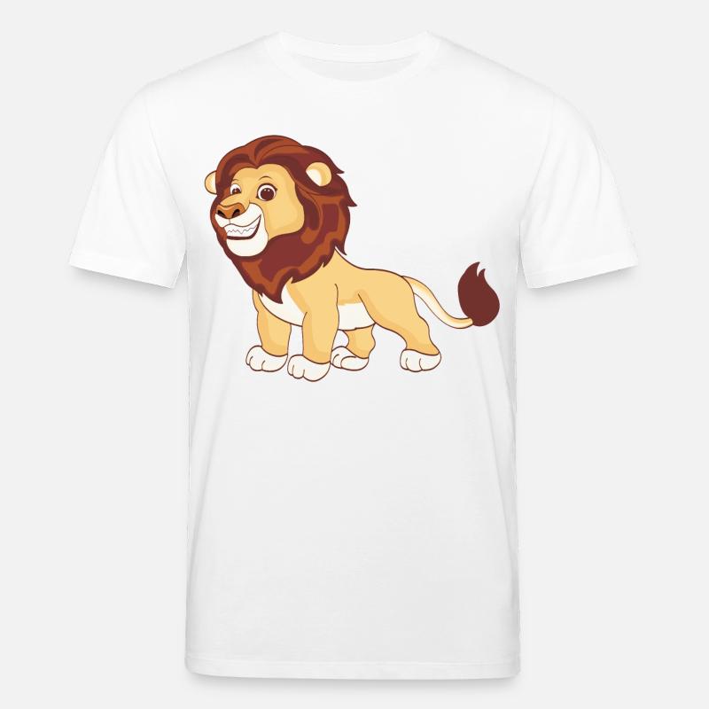 Ein prächtiger Löwe - Stanley/Stella Unisex Bio-T-Shirt CREATOR  - Weiß