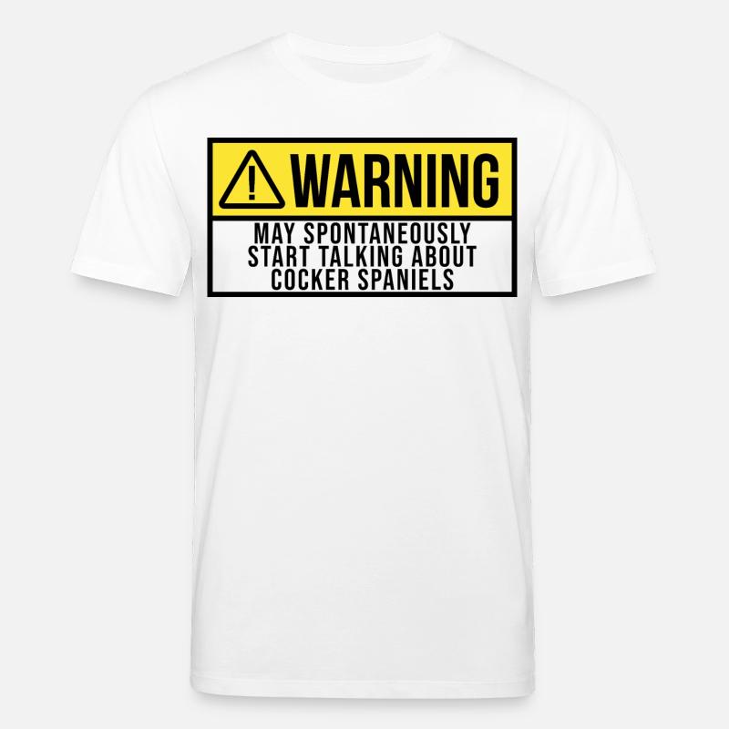 Cocker Spaniel - T-shirt bio CREATOR Stanley/Stella Unisexe - blanc