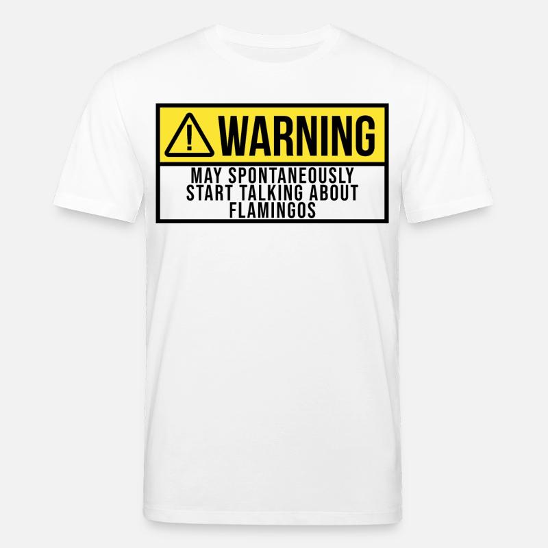 Flamingo - Stanley/Stella Unisex Bio-T-Shirt CREATOR  - Weiß